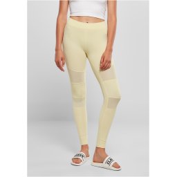Women's Tech Mesh Leggings - Soft Yellow