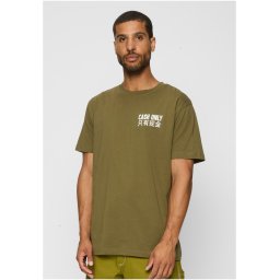 Men's T-shirt Cash Only - olive