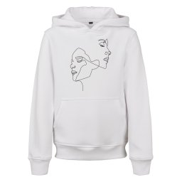 Children's hoodie One Line Fit white