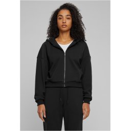 Women's Cozy Short Hoody black sweatshirt