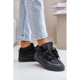 Insulated women's sneakers Big Star black