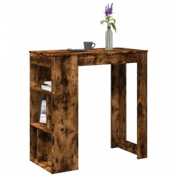 Masa de bar cu rafturi, stejar fumuriu, 102x50x103,5 cm, lemn GartenMobel Dekor