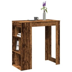Masa bar cu rafturi, lemn vechi, 102x50x103,5 cm lemn prelucrat GartenMobel Dekor