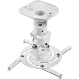 Suport de tavan pentru videoproiector, reglabil, extensie 28 cm, capacitate sustinere 10KG, Alb, Techly, ICA-PM 100WH