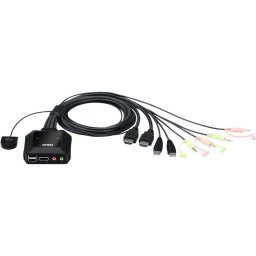 Switch ATEN KVM CS22H, 2-Port USB 4K HDMI