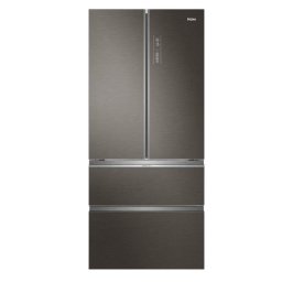 Side by Side Haier HB18FGSAAA, French Door, 539L, Clasa E, H 190 cm, Silver Titanium