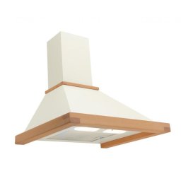 Hota decorativa AKPO WK-4 Rustica Eco 60, putere de absorbtie 420 m3 / h , 3 viteze , 60 cm crem