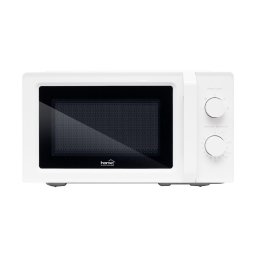 Cuptor cu microunde Home HGMH19, 700 W, 19 L, 5 trepte, tehnologie innoWAVE, dezghetare dupa greutate si timp, max. cronometru 30 p, Alb
