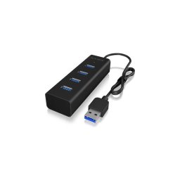 HUB USB Icy Box IB-HUB1409-U3, 4x USB 3.0, Negru