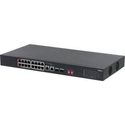 Awitch DahuaDH-S3218-16ET-135,18 porturi, neadministrate, Negru