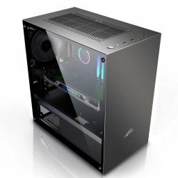Carcasa pentru calculator EVOLVEO M4, mATX, 1x 120 mm ventilator, sticla
