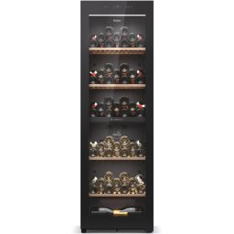 Racitor de vinuri Haier HWS236GDEH1, 236 sticle, Clasa E, H 190 cm, Negru
