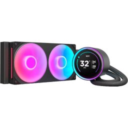 Cooler cu lichid CPU, NZXT Kraken Elite 240 RGB V2 (2024) afisaj LCD, Negru