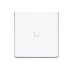 Access Point Ubiquiti UniFi U6 Enterprise In-Wall U6-ENTERPRISE-IW, WiFi 6E, Tri-band, Gigabit, PoE, MIMO, viteza pana 2.5 Gbps