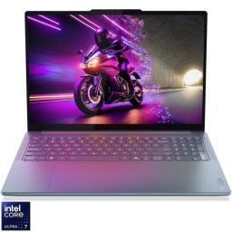 Laptop Lenovo Yoga Pro 9 16IAH10 cu procesor Intel® Core™ Ultra 7 255H pana la 5.1GHz, 16" 2.8K, WQXGA+, OLED, 120Hz, 32GB LPDDR5x RAM, 1TB SSD, NVIDIA® GeForce RTX™ 5070 8GB GDDR7, Windows® 11 Home, Tidal Teal