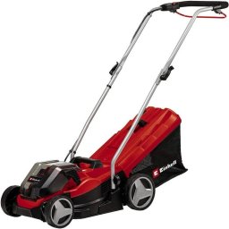 Masina de tuns gazon/iarba pe acumulator Einhell PXC GE-CM 36/33 Li, 2x18 V, latime taiere 33 cm, inaltime taiere 25-65 mm, 30 l volum sac colector, recomandat pentru maxim 250 m², 2 acumulatori 2.5 Ah, incarcator