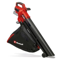 Suflanta si aspirator cu tocator pentru frunze Einhell GC-EL 3000 E, putere 3000 W, sac colector 45 L, debit aer de suflare 300 km/h, putere maxima de aspirare 840 mc/h
