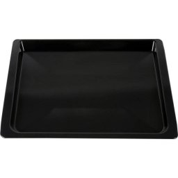 Tava emailata BOSCH 00742278, L46.4cm, l34.5cm, H2.9cm, G1.2kg, Negru