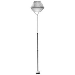 Lampadar LED Allocacoc LightShade Tulip Standing, 4.5W, 450 lm, lumina alba calda (2700K), inaltime ajusatabila 81.5-165.5 cm, Gri