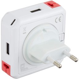 USB HUB Allocacoc EU 9302/EUUHUB, 4 porturi, Alb
