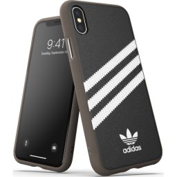Husa de Protectie Adidas 34298 SS19 pentru IPhone X/XS, Negru-Alb