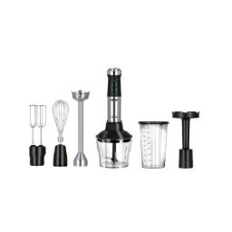 Mixer de mana (tocator) MPM AGD MBL-42M, Set - Inox, Turbo, 1500W, 6 functii, Negru