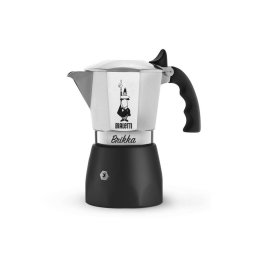 Cafetiera Moka Bialetti Brikka 4 cani, 0.17 L , Negru-Inox