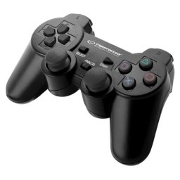 Controller Esperanza EGG107K Trooper cu fir, cu vibratii, PC/PS3, Negru