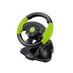 Volan gaming cu pedale, Esperanza, Xbox360, PS3, PC, Negru/Verde