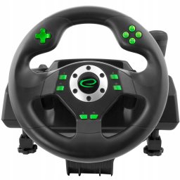 Volan Esperanza DRIFT EGW101, 12 butoane, 270° rotire, USB, PC, PS3, Negru