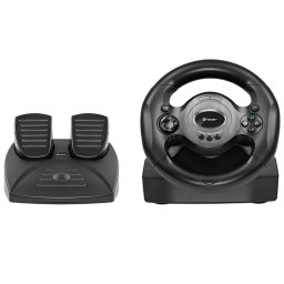 Volan 4 in 1 Tracer Rayder, compatibil PC/PS3/PS4/Xbox One, Negru