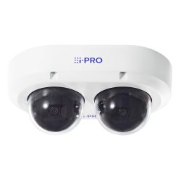 Camera de supraveghere i-PRO WV-U85402-V2L , IR 2x 4MP pentru utilizare multidirectionala in exterior, Alb