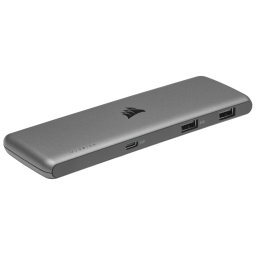 Hub USB Corsair USB100 7-Port USB-C/USB-A, Gri