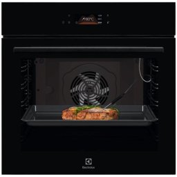 Cuptor incorporabil Electrolux LOD8C39Z, 72 l, SteamBake-gatire cu abur, Autocuratare catalitica (spate), 169 programe, Afisaj digital, Control touch, Grill, Convectie, Clasa energetica A+, Sticla neagra