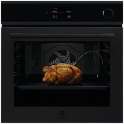 Cuptor incorporabil Electrolux EOC9P3XT, 72 l, SteamCrisp-gatire cu abur, conectivitate WI-FI, TFT Activ (Supex4), 75 programe, Autocuratare pirolitica, Grill, Clasa energetica A++, Negru mat