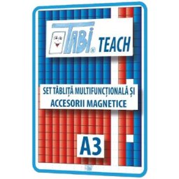 Set tablita multifunctionala A3 cu accesorii magnetice. Tabi Teach
