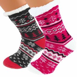 Șosete termice pentru damă cu izolație 2 perechi 4 buc