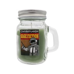 Champ High Lumanare parfumata Calmare Sage Fiction in borcan Mason elimina miros 50g