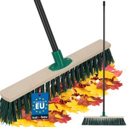 Perie mătură din lemn nylon 50 cm + coadă metalică