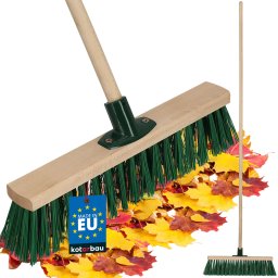 Perie mătură din lemn nylon 40 cm + coadă din lemn
