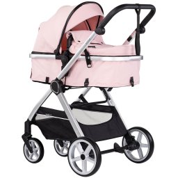Carucior copii 2 in 1 Chipolino Vista Pink Marshmallow
