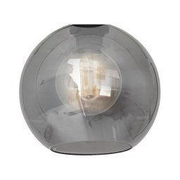 Pahar de schimb universal SOFIA pentru E27, Ø 20 cm, fumuriu-negru