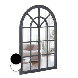 Casa Chic Savile, oglinda frantuzeasca in aspect de fereastra, rama din lemn, 120 x 80 cm (MIR-WIN-120X80-GREY)