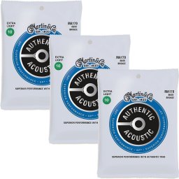 Martin and Co M-170 PK3 80/20 Bronze Extra Light 3 Pack (10-47)