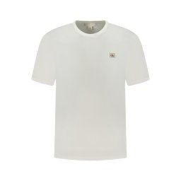 Tricou bărbătesc cu mânecă scurtă, Calvin Klein, alb
