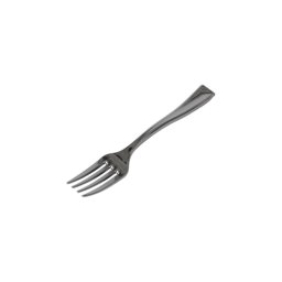 Set 50 buc furculite monoportii-fingerfood din polistiren argintii, lungime 10 cm