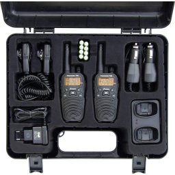 Set 2 stații emisie-recepție PMR Stabo Freecomm 700 și valiză