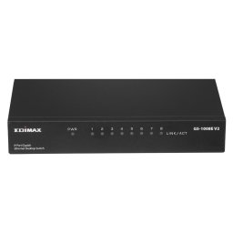 Switch Edimax GS-1008E V2 network switch Unmanaged Gigabit Ethernet (10/100/1000) Black