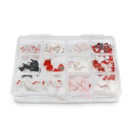Figurine 3D volumetrice pentru manichiură, set D4