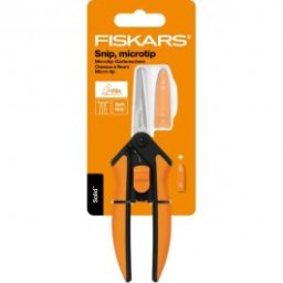 Foarfeca micro-tip FISKARS Solid SP13, otel inoxidabil, negru